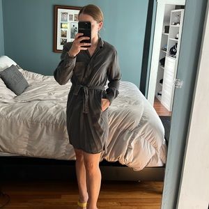 Gray Gap Shirt Dress